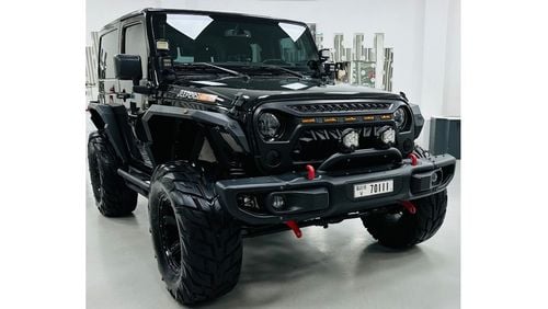 Jeep Wrangler Unlimited Sport GCC .. V6 .. Perfect Condition .. modified .. Manual