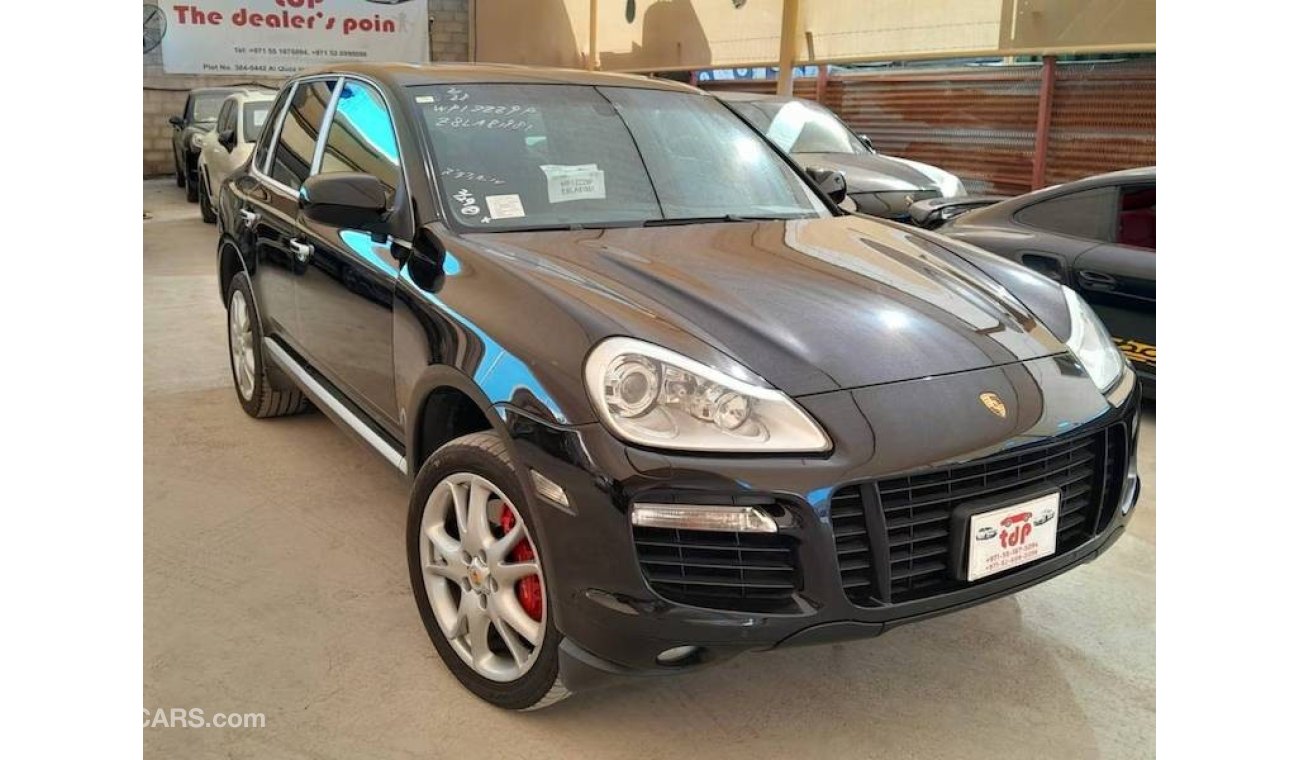 بورش كايان PORSCHE CAYENNE TURBO 4.8L 2008 WITH ELECTRIC LEATHER SEATS, T.V NAVIGATION AND MUCH MORE...