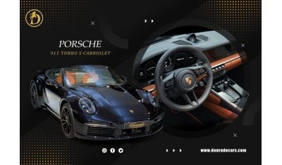 بورش 911 توربو S Cabriolet | Brand New | 2024 | Jet Black | Interior Heritage Design Package