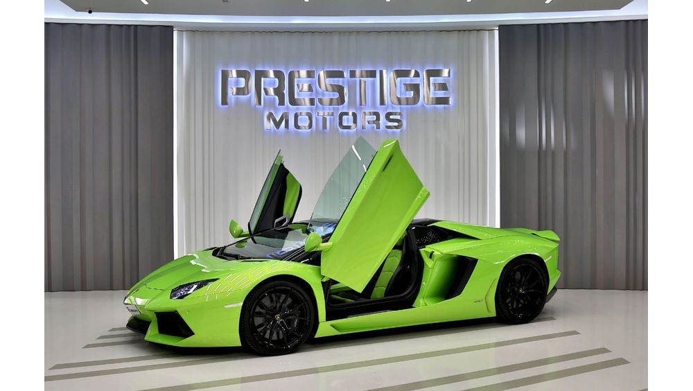 Lamborghini Aventador 2015 Gcc Premium Paint And Sport Package For Sale Aed 819 000 Green 2015