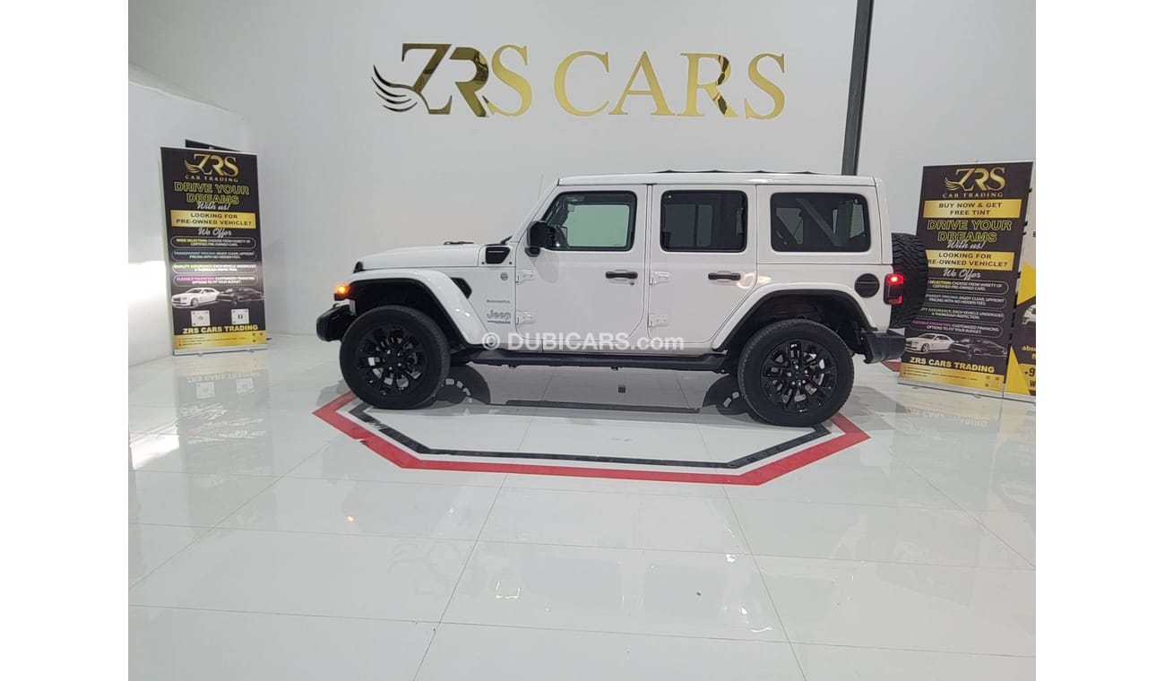 جيب رانجلر AED 1,499 P.M | 2021 JEEP WRANGLER 4XE | PLUG IN HYBRID | 2.0L 4WD | American Specs