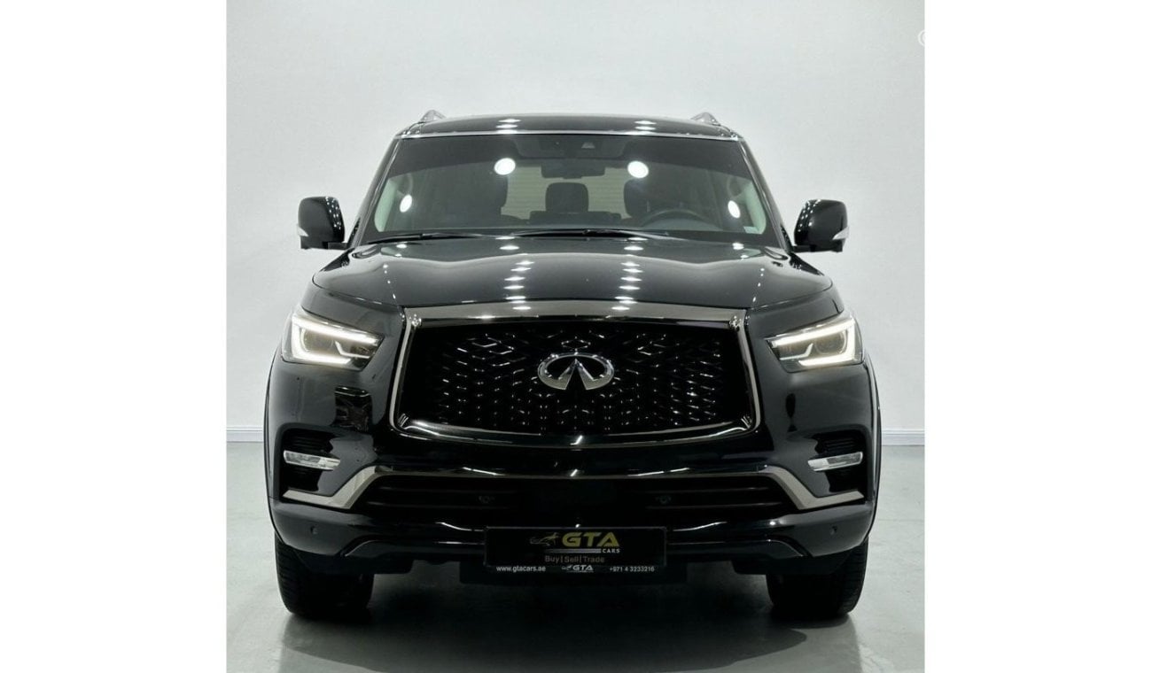 إنفينيتي QX80 الإصدار الأسود 8 2022 Infiniti QX80 Black Edition, 2027 Infiniti Warranty, 2029 Infiniti Service Pac