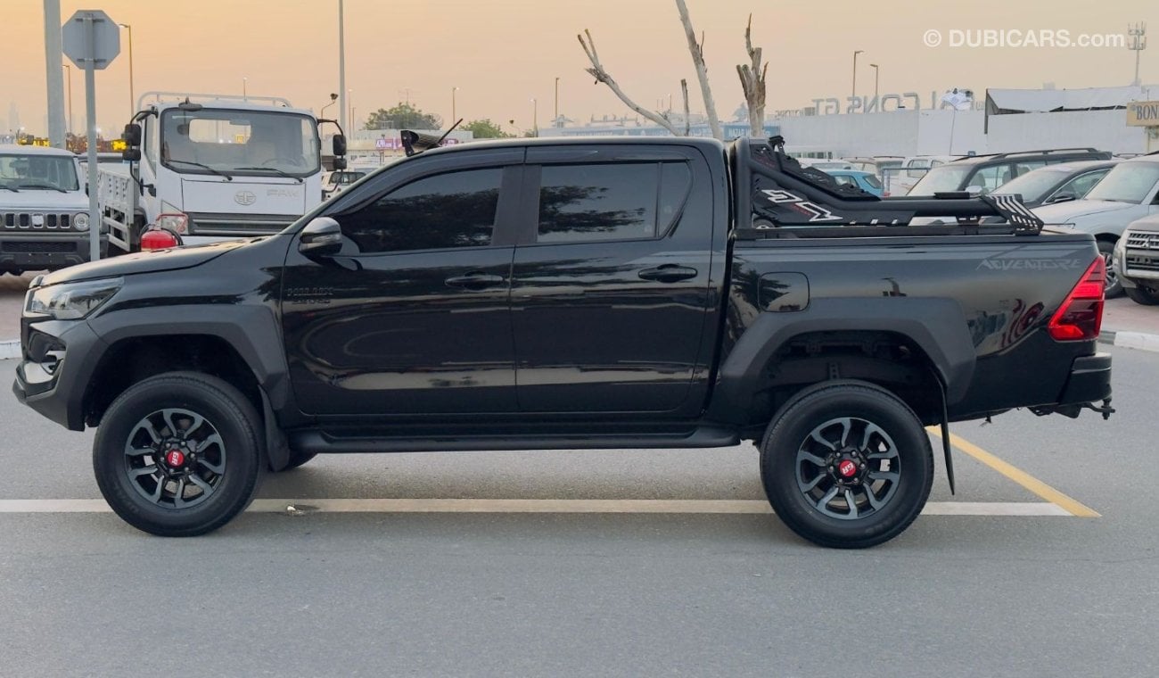 Toyota Hilux MODIFIED TO 2024 GR SPORTS | ROOF TOP LED LIGHTS | BLACK BEAST | 2.8L DIESEL | RHD | ELECTRIC SEAT |