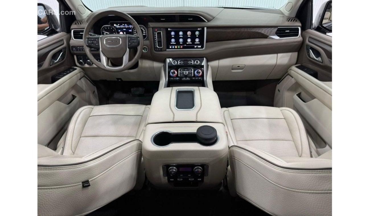 جي أم سي يوكون 2021 GMC Yukon Denali, May 2025 Al Ghandi Agency Warranty + Service Pack, Full Service History, GCC