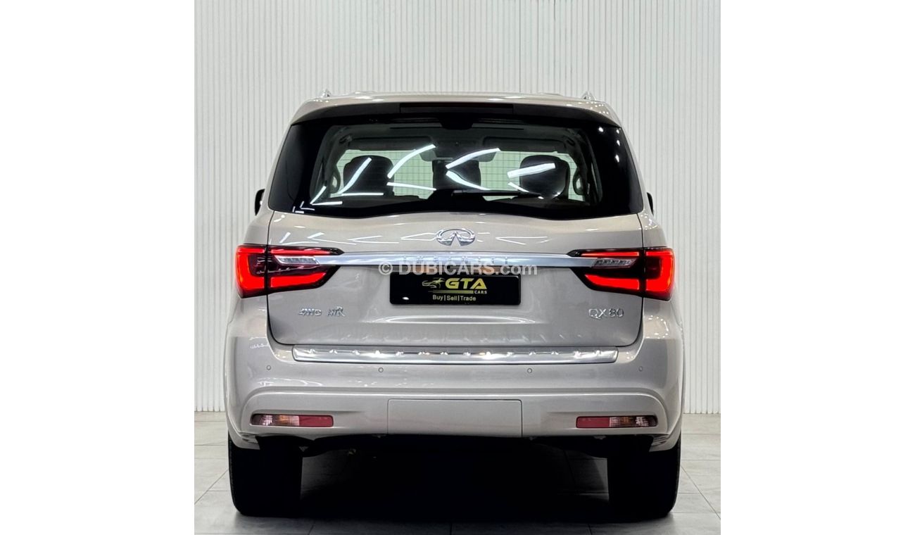 إنفينيتي QX80 Luxury 8st 5.6L 2022 Infiniti QX80 Luxury, 2027 Infiniti Warranty + Service Pack, Fully Loaded, 8 Se