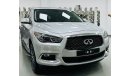 Infiniti QX60 Premium GCC .. FSH .. Original Paint .. Top Range .. V6 ..