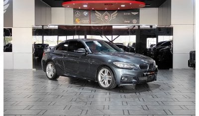 BMW 230i AED 1,100 P.M | 2017 BMW 230i M-SPORT COUPE | UNDER WARRANTY | ORIGINAL PAINT | GCC | SUNROOF