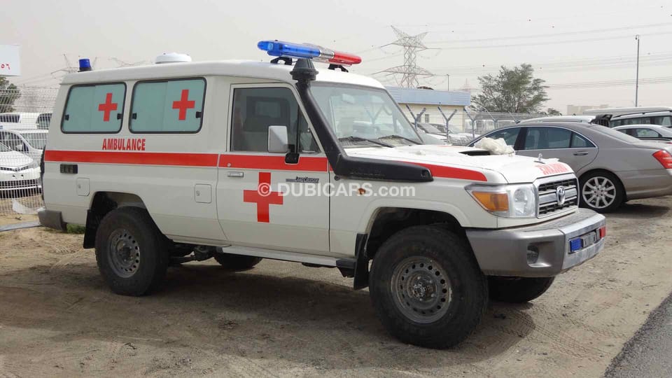 Toyota Land Cruiser 4.5L AMBULANCE for sale. White, 2018