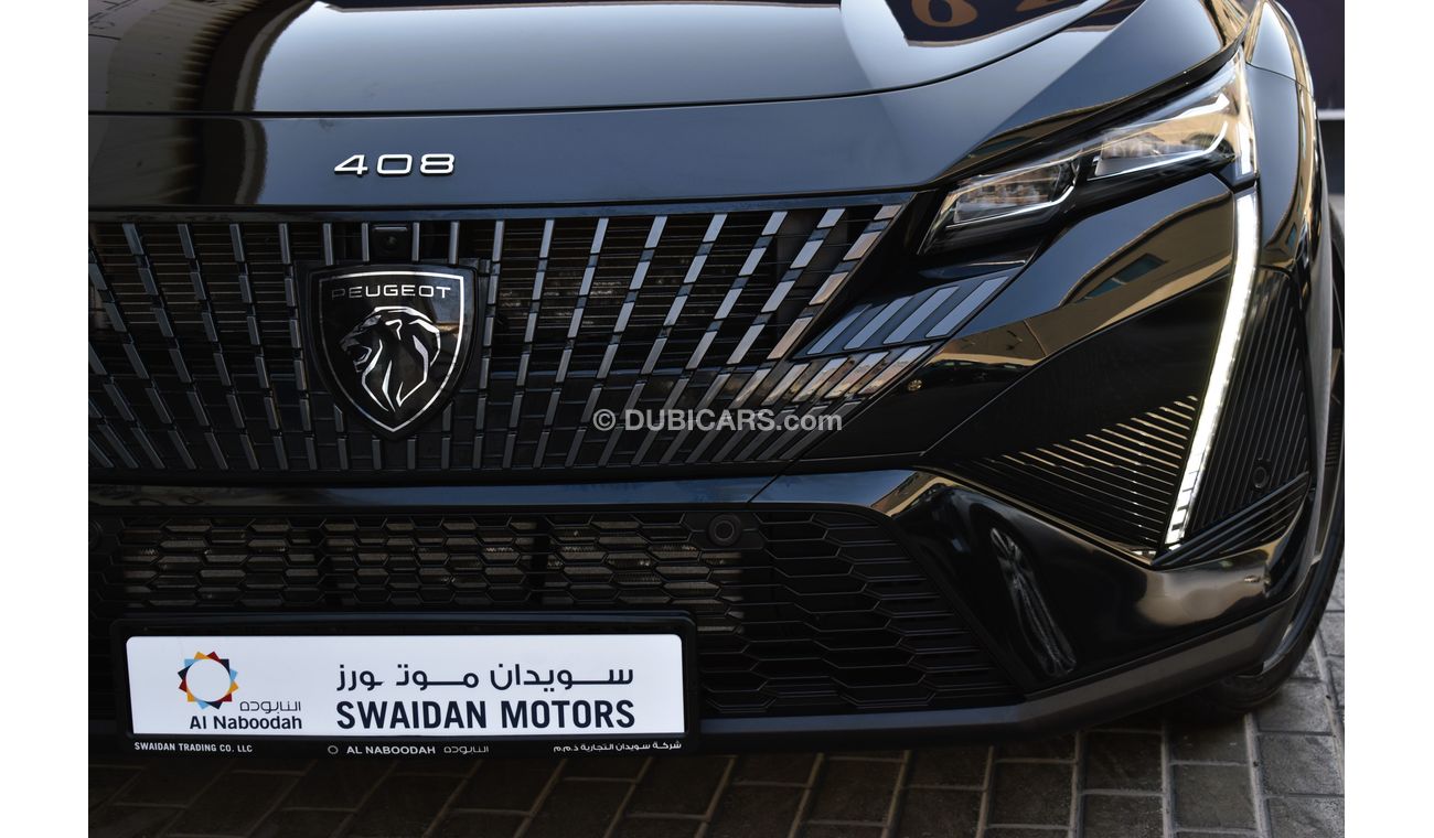 بيجو 408 AED 1919 PM | 1.6L GT GCC FROM AUTHORIZED DEALER WITH MANUFACTURER WARRANTY UP TO 2028 OR 100K KM