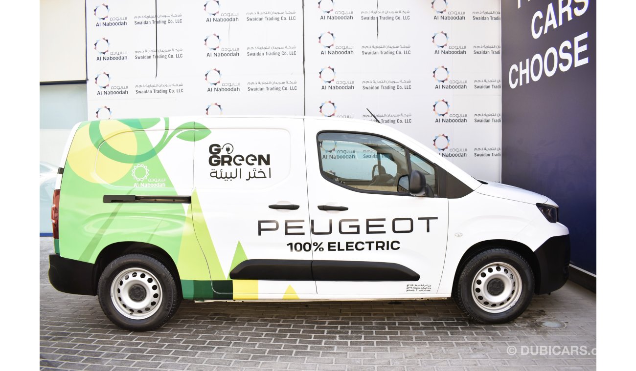 Peugeot Partner AED 1439 PM | ePARTNER VAN  FROM AN AUTHORIZED DEALER WITH MANUFACTURER WARRANTY UP TO 2027 OR 100K