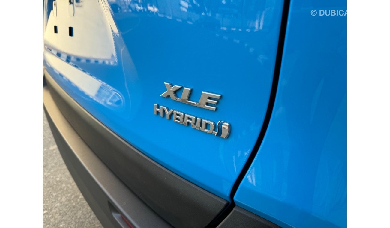 Toyota RAV4 XLE 2019 HYBRID HEV SUNROOF BLUE FULL OPTION US SPEC