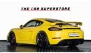 Porsche 718 Cayman 2020-PORSCHE 718 CAYMAN GT4 -GCC-FSH-SERVICE CONTRACT WITH AL NABOODA-1 YEAR WARRANTY