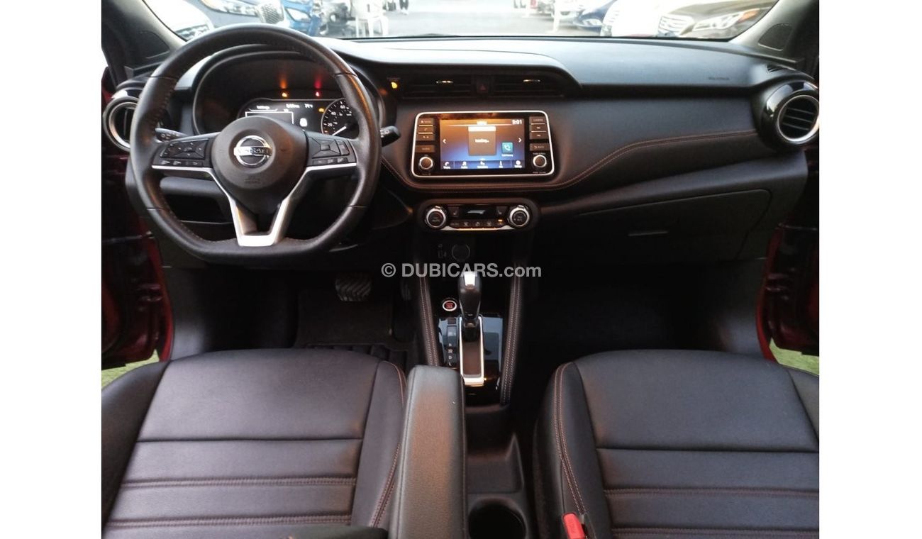 Nissan Kicks 2019 model, imported 1600 cc, red / black color, cruise control, alloy wheels, sensors, rear camera,