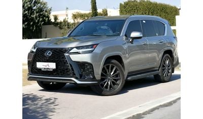 Lexus LX600 F Sport 3.5L AED 7,600 PM | LEXUS LX 600 F Sport | 3.5TC V6 | GCC | 0% DP | UNDER WARRANTY | PRISTIN