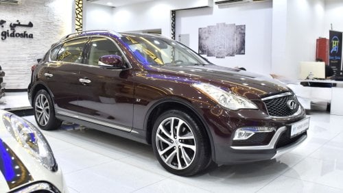 إنفينيتي QX50 EXCELLENT DEAL for our Infiniti QX50 ( 2017 Model ) in Burgundy Color GCC Specs