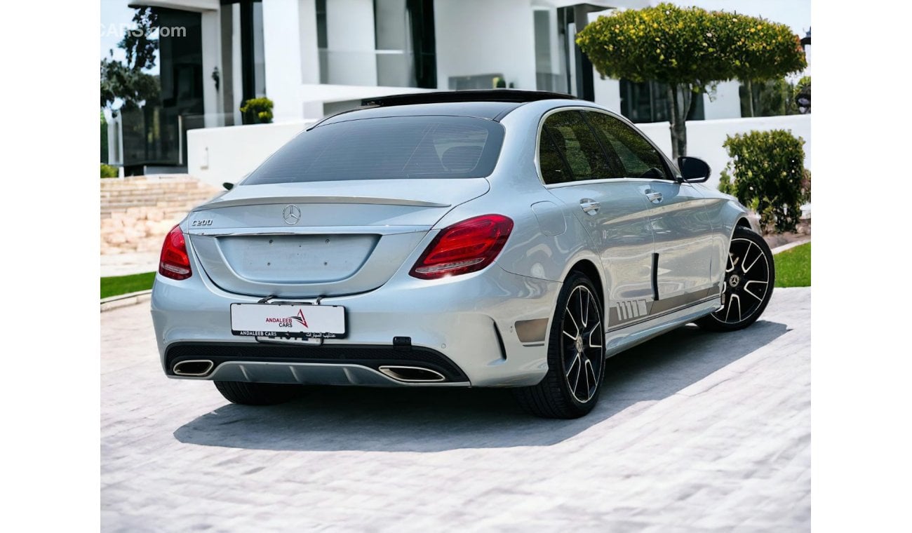 Mercedes-Benz C200 AMG Pack AED 1,430 PM | MERCEDES-BENZ | C200 AMG-KIT | 2018 | 0% DP | GCC SPECS | WELL MAINTAINED