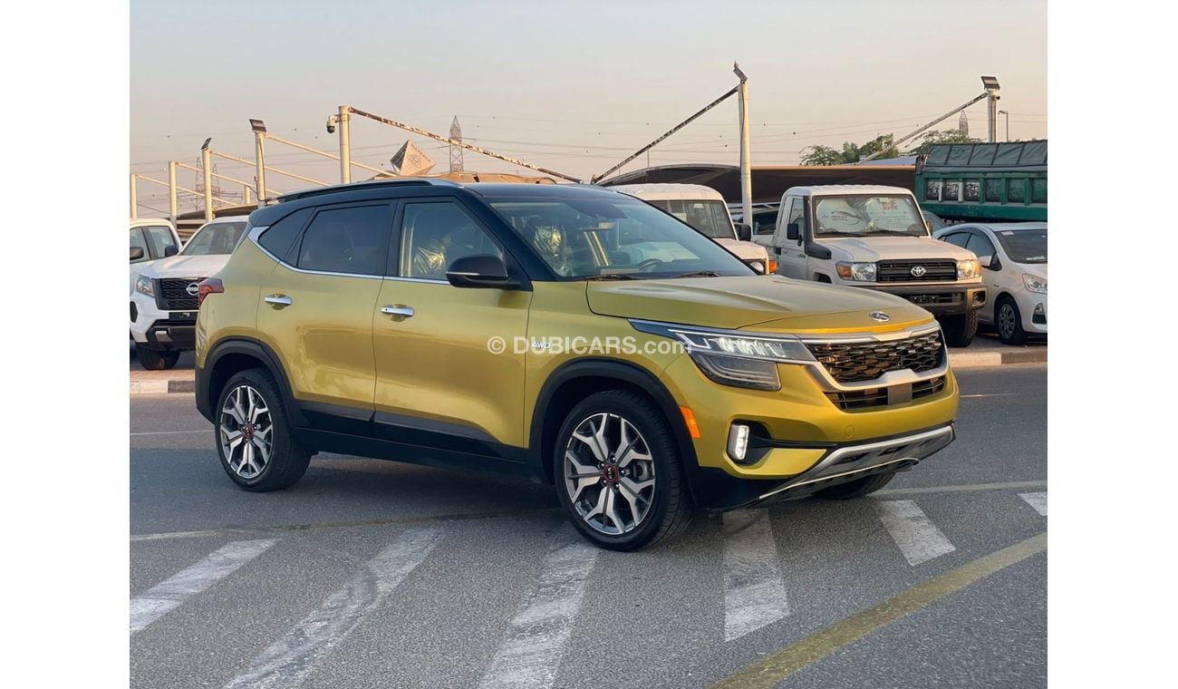 Kia Seltos 2021 Kia Seltos SX 1.6L Turbo - V4 AWD 4x4 - Full Option - Electric Leather Seats - Wirelss Charge &