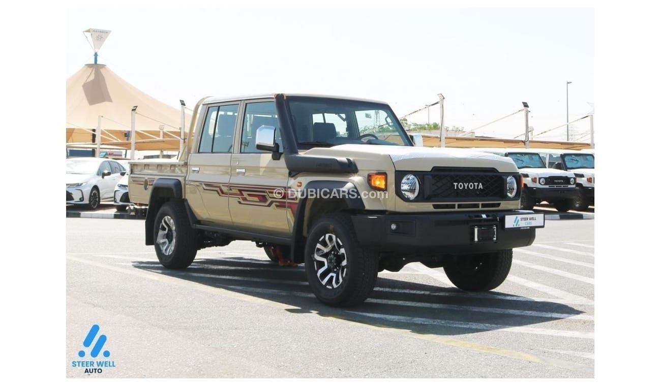 تويوتا لاند كروزر بيك آب 2024 79 Series 4.0L LX V6 Double Cab 4WD 4 Doors Petrol AT - Book Now!