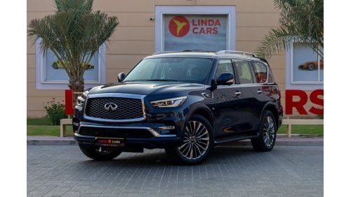 Infiniti QX80 Luxe 7st Infiniti QX80 2020 GCC under Warranty with Flexible Down-Payment/ Flood Free.