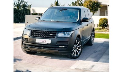 Land Rover Range Rover Vogue RANGE ROVER VOUGE SE 5.0 V8 | GCC | BLACK MATE PPF | WELL MAINTAINED