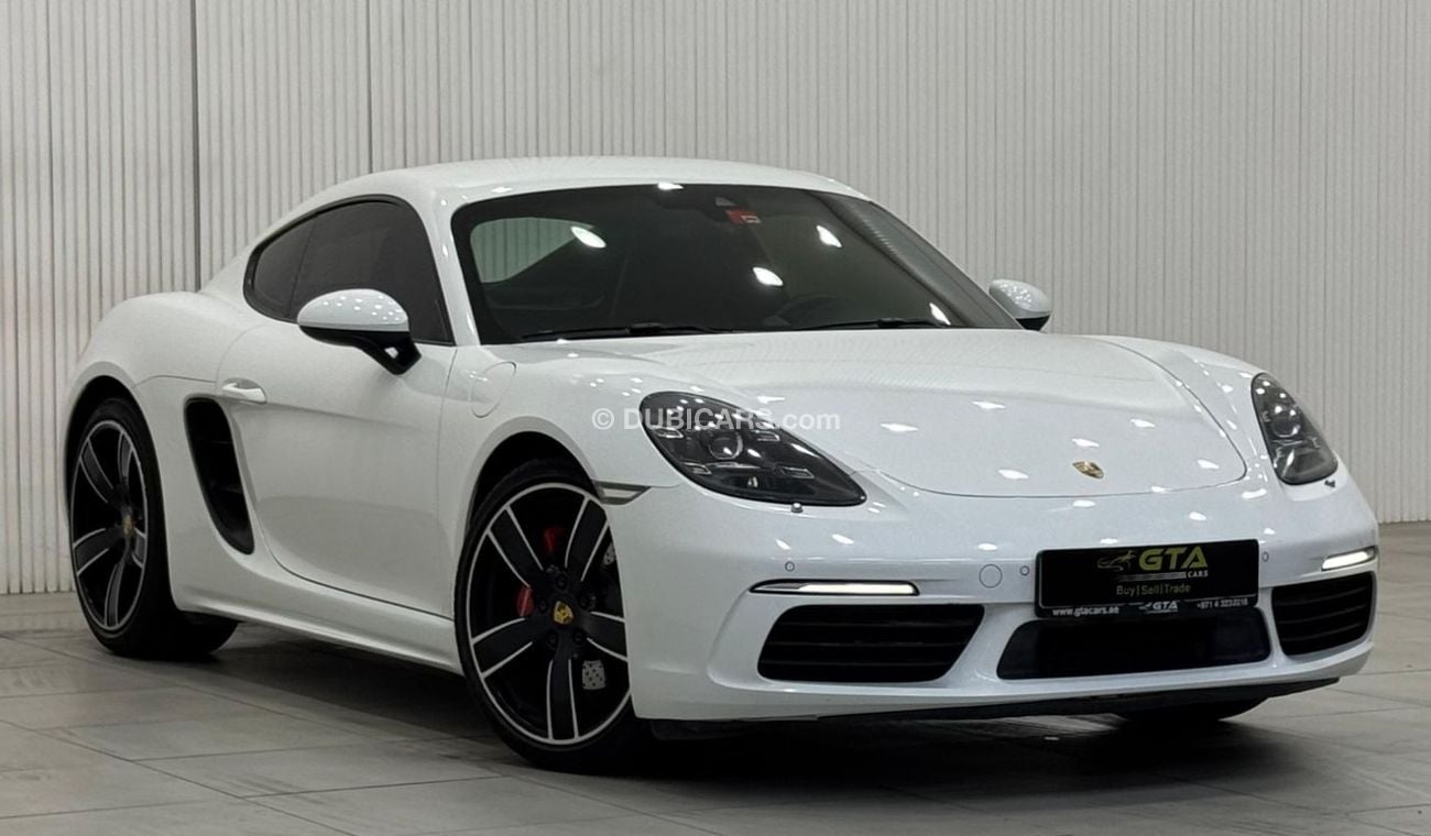 بورش كايمان 718 S 2.5L A/T 2017 Porsche 718 Cayman S, One Year Warranty, Service History, GCC