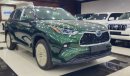 تويوتا هايلاندر Limited 2.5L Hybrid Auto Green Color