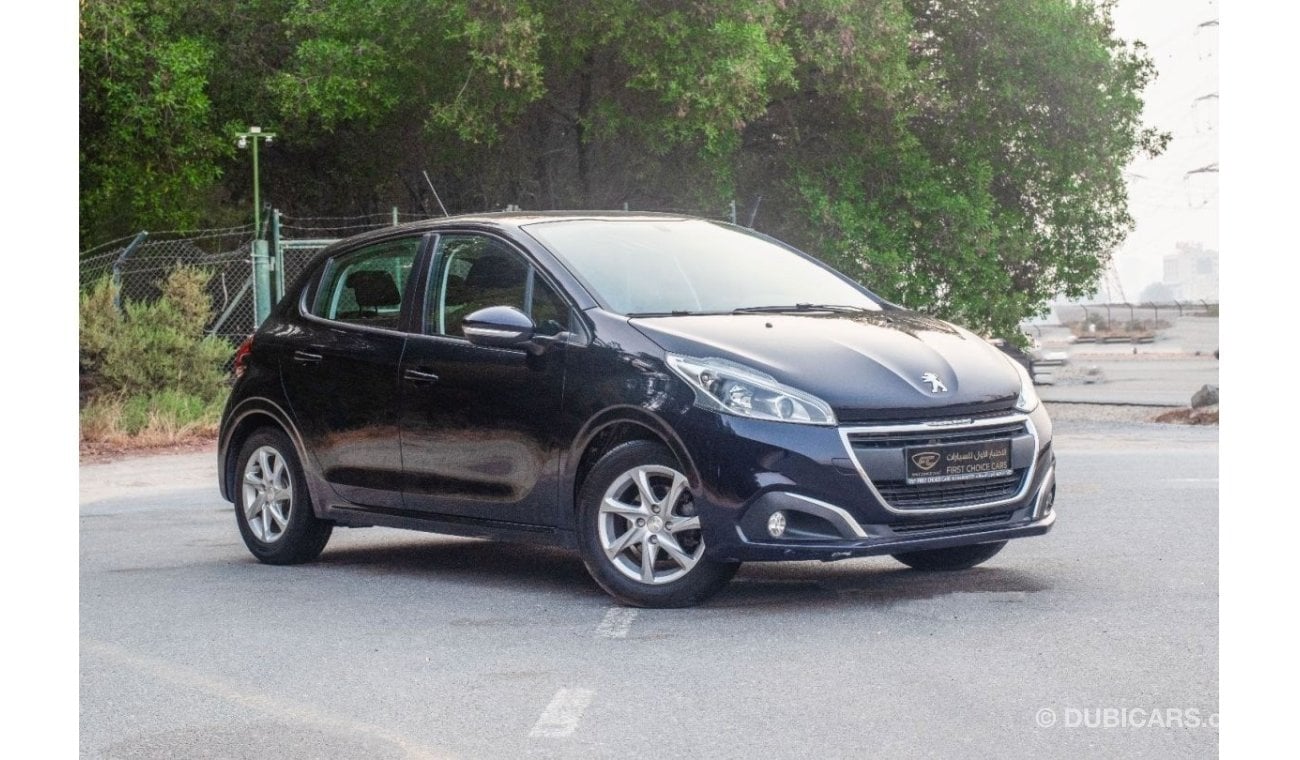 Peugeot 208 Active Plus AED 360/month | 2019 | PEUGEOT | 208 ACTIVE 1.6L | GCC | FULL SERVICE HISTORY | P02292