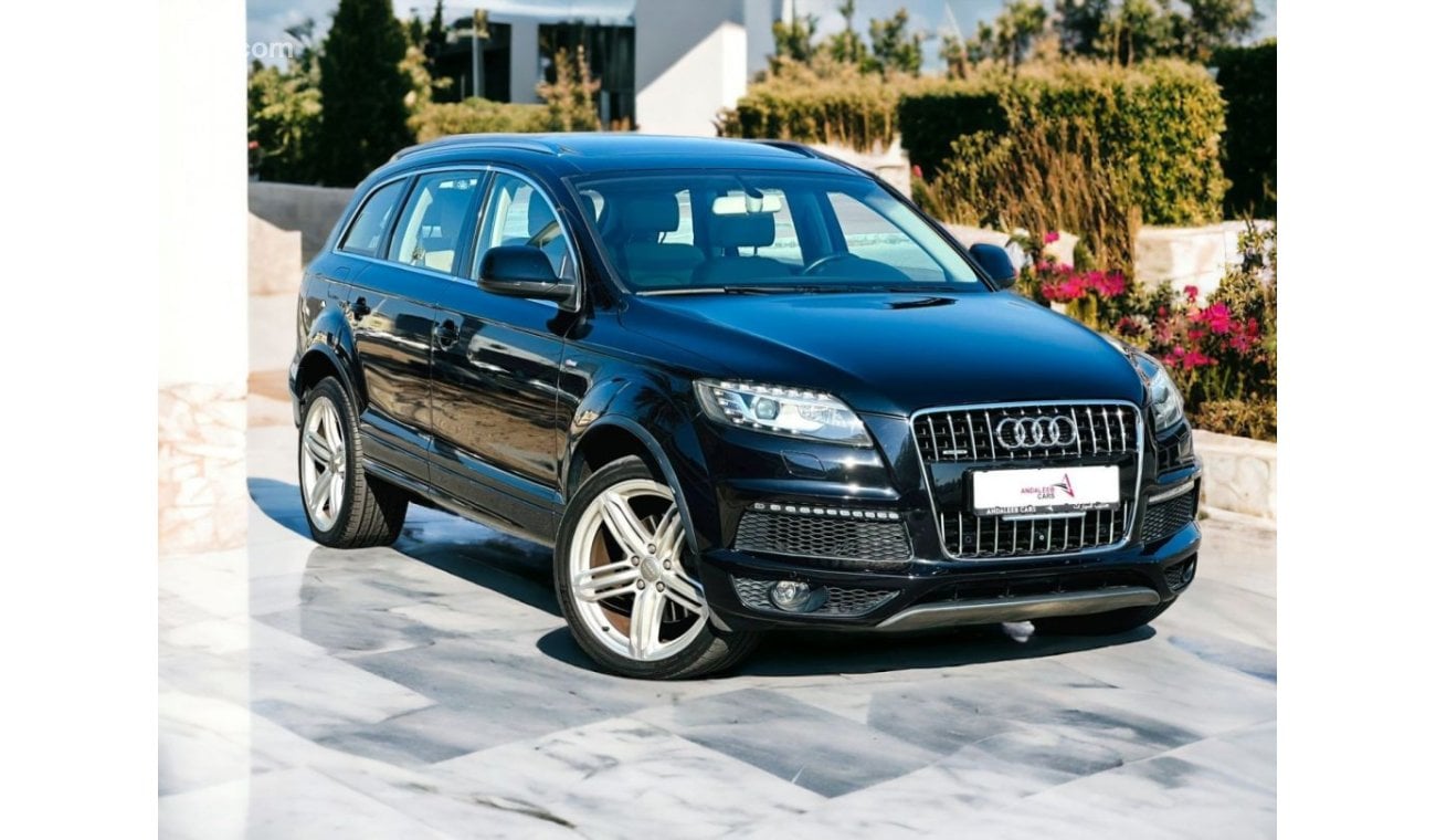 Audi Q7 AED 1,160PM | AUDI Q7  S-LINE 3.0 | SUPERCHARGED FULL OPTION | GCC | 0% DOWNPAYMENT