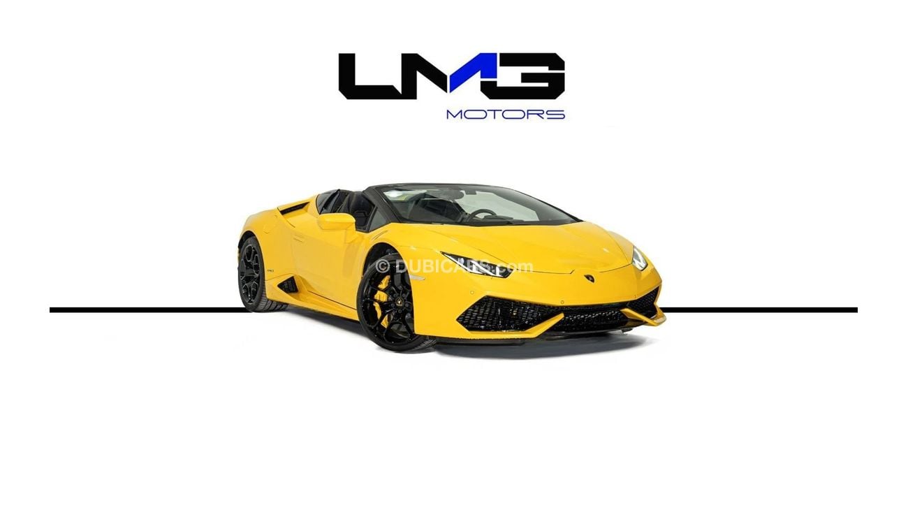 Lamborghini Huracan HURACAN SPYDER LP 610-4 | GIALLO INTI  | IMMACULATE CONDITION | LMG MOTORS