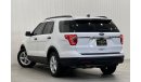 Ford Explorer 2018 Ford Explorer 7 Seater, Warranty, Full Service History, Excellent Condition, GCC