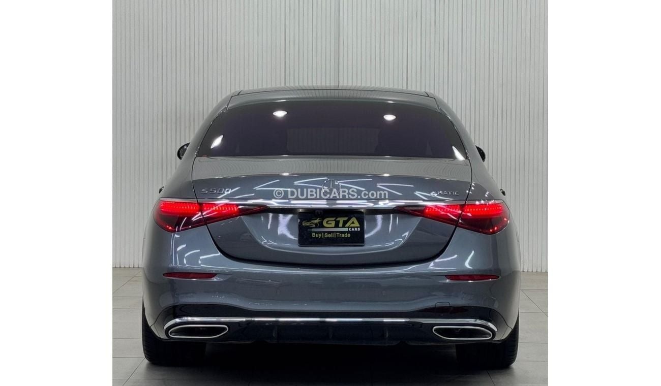 مرسيدس بنز S 500 4MATIC 3.0L 2021 Mercedes S500 4MATIC, One Year Warranty, Full Service History, GCC