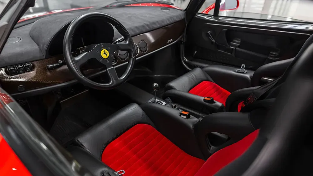 Ferrari F50 interior - Seats