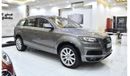 Audi Q7 EXCELLENT DEAL for our Audi Q7 SuperCharged ( 2014 Model ) in Grey Color GCC Specs