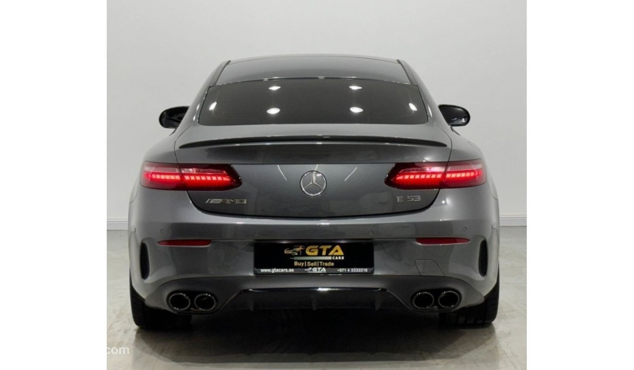 Mercedes-Benz E 53 Coupe 2022 Mercedes-AMG E53 4Matic+ Coupe, April 2027 Mercedes Warranty + Service Pack, Low Kms, GCC