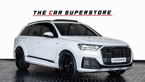 Audi Q7 55 TFSI quattro S-Line 2021 - AUDI Q7 S-Line - GCC - FSH WITH AL NABOODA - SERVICE CONTRACT TILL 202