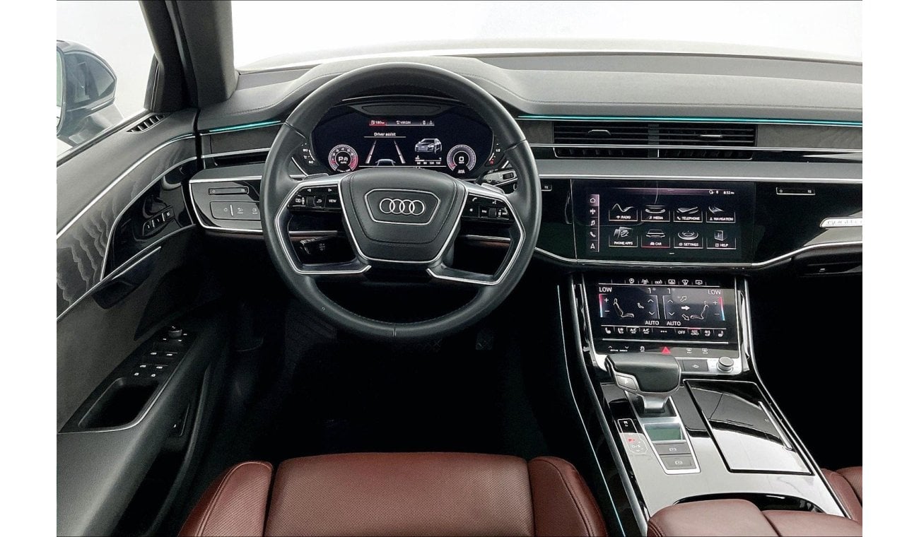 Audi A8 L 55 TFSI quattro +Rear Entertainment Package | 1 year free warranty | 0 Down Payment