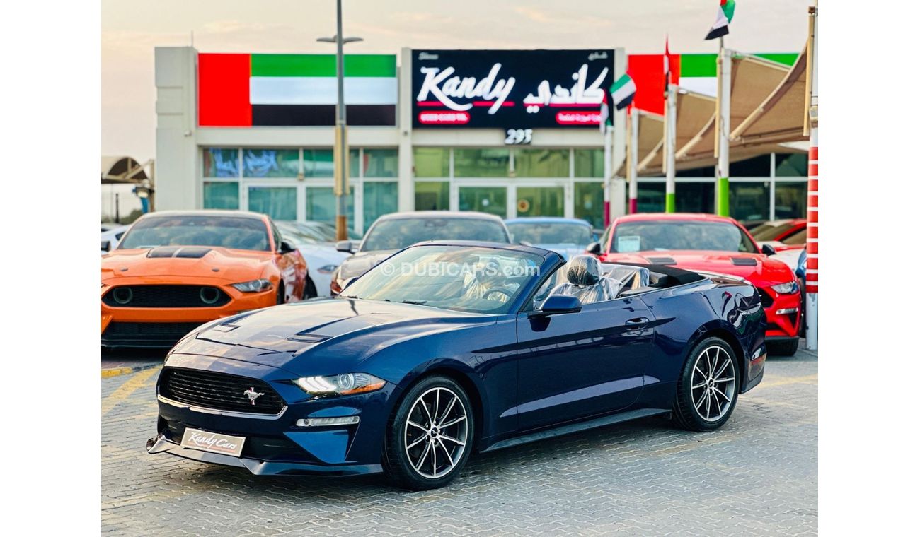 Ford Mustang EcoBoost Convertible | Monthly AED 1150/- | 0% DP | Blindspot | Memory Seats | # 72721