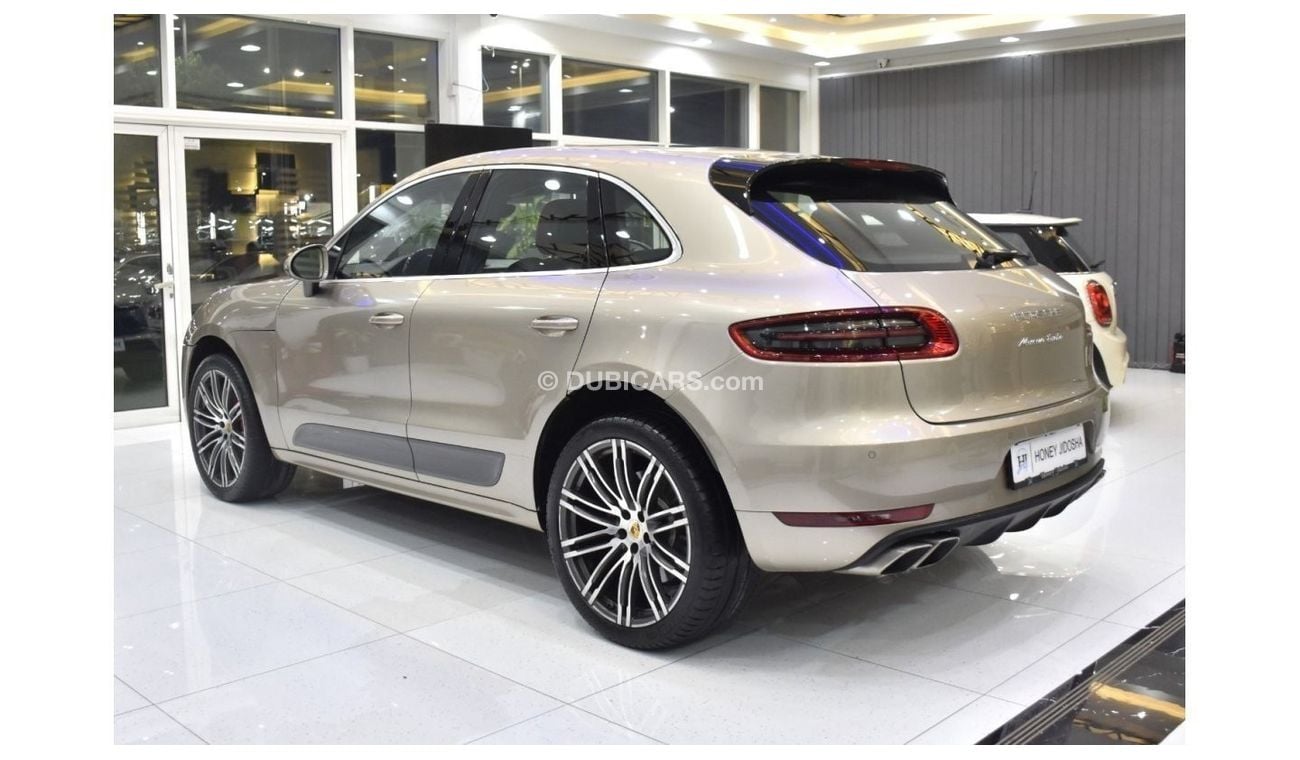 بورش ماكان EXCELLENT DEAL for our Porsche Macan Turbo ( 2015 Model ) in Golden Color GCC Specs