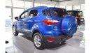 فورد ايكو سبورت 100% Not Flooded | Ecosport Trend | GCC Specs | Full Service History | Excellent Condition | Single 