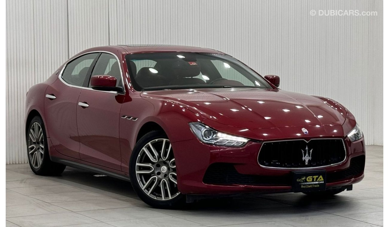 Maserati Ghibli 2016 Maserati Ghibli Ermenegildo Zegna Edition, Service Package, Full Service History, GCC