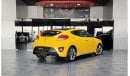 Hyundai Veloster AED 850 P.M | 2016 HYUNDAI VELOSTER TURBO 1.6L | GCC | PANORAMIC ROOF