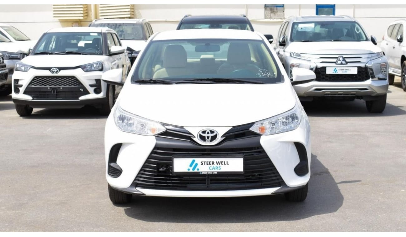 تويوتا يارس 1.5 E PETROL A/T FABRIC SEATS SEDAN WITH GCC SPECS EXPORT ONLY