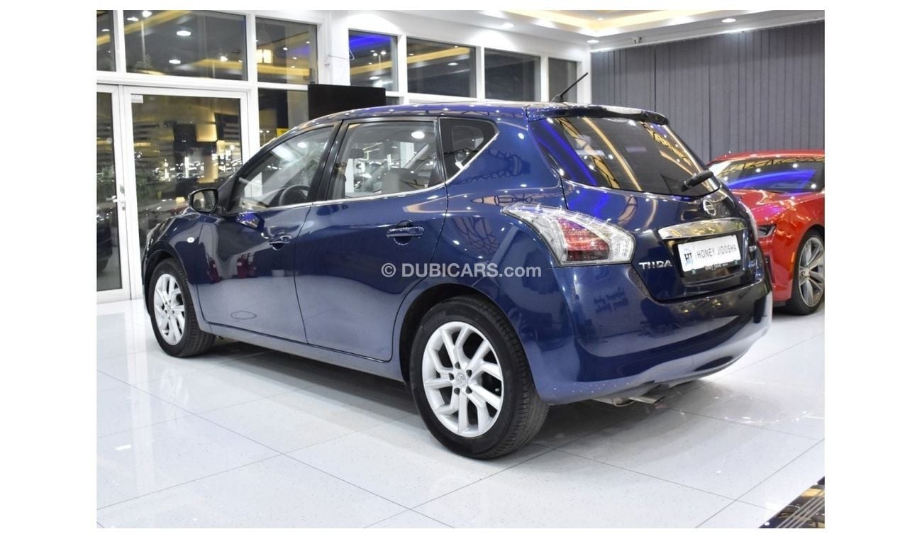 Nissan Tiida EXCELLENT DEAL for our Nissan Tiida 1.8 SV ( 2016 Model ) in Blue Color GCC Specs