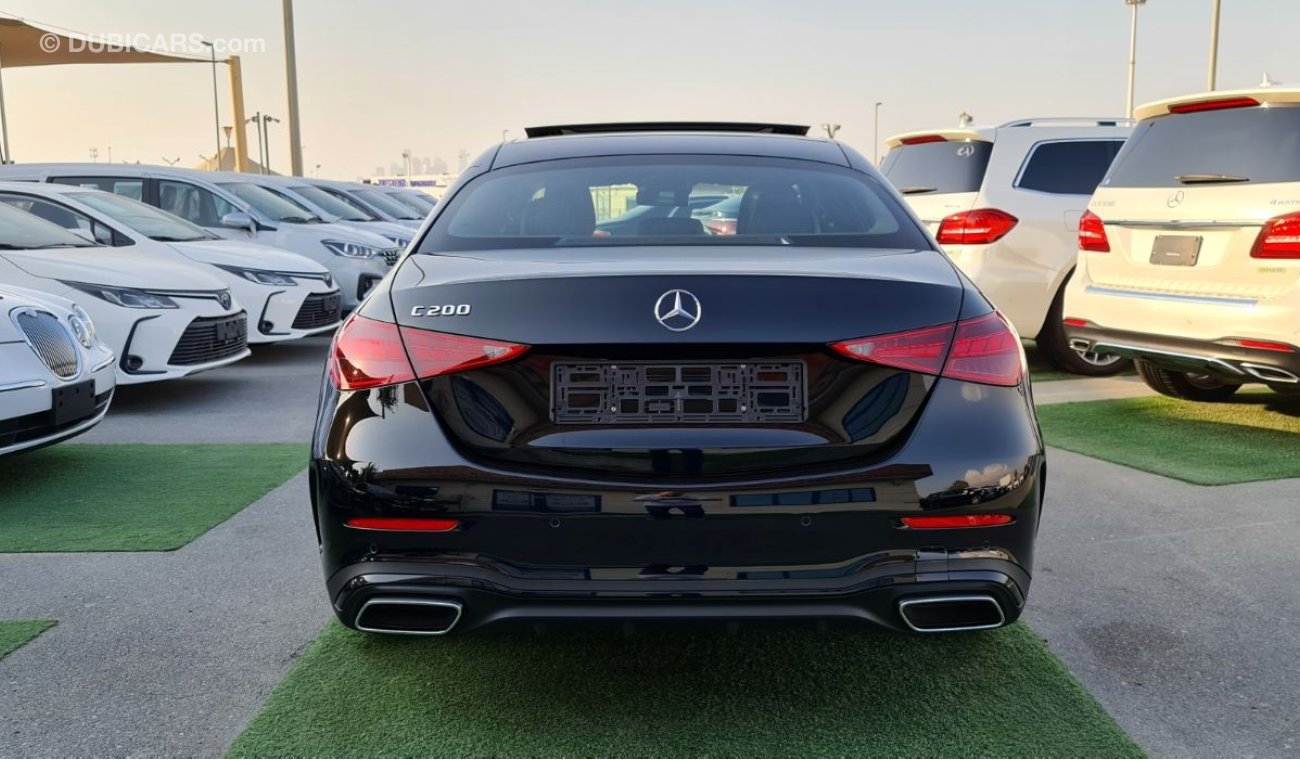 مرسيدس بنز C200 C200 AMG Black Edition, full specifications, new 2023.  Zero km.  3 years warranty