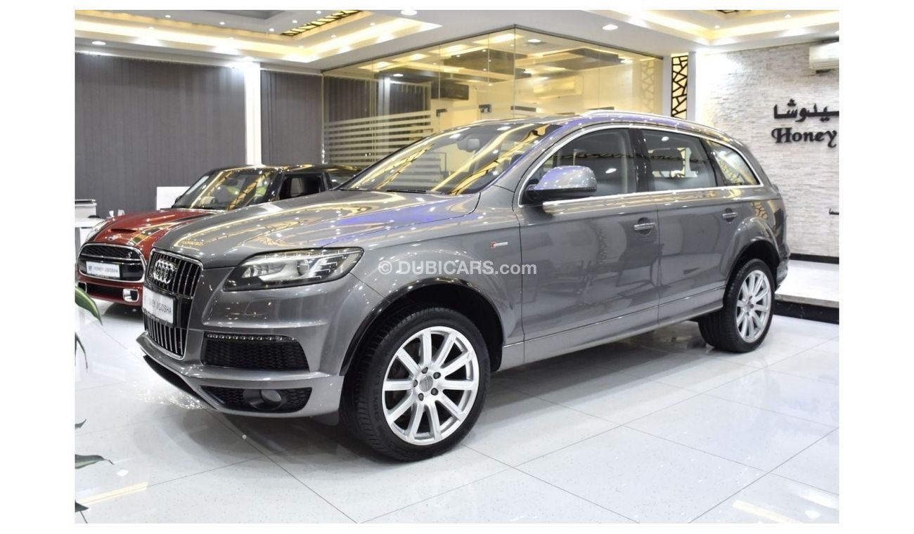 Audi Q7 EXCELLENT DEAL for our Audi Q7 SuperCharged ( 2014 Model ) in Grey Color GCC Specs