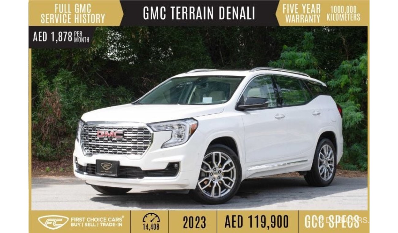 GMC Terrain AED 1,878/month 2023 GMC TERRAIN | DENALI | WARRANTY: VALID 01-06-2028 OR 100,000KM | G57887