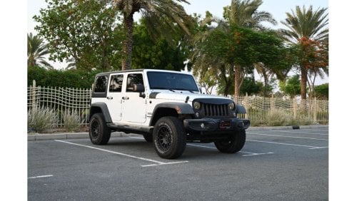 Jeep Wrangler 0% DP - GCC SPECS - JEEP WRANGLER 2015 - UNLIMITED SPORT V6 - FIRST OWNER - MINT CONDITION