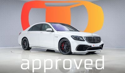 Mercedes-Benz S 63 AMG - AED 6,185 P/M - 2 Years Warranty