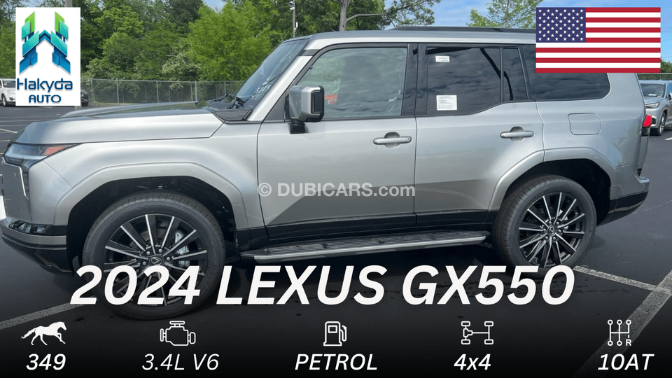 New Lexus GX550 PREMIUIM, LUXURY, OVERTRAIL for order from the USA 2024