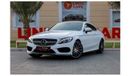 Mercedes-Benz C 200 Coupe Mercedes-Benz C200 Coupe AMG Pack 2017 GCC under Warranty with Flexible Down-Payment.